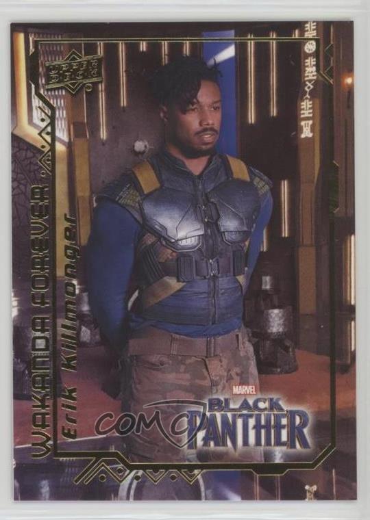 2018 Upper Deck Marvel Black Panther Wakanda Forever Erik Killmonger #WF14 6f8