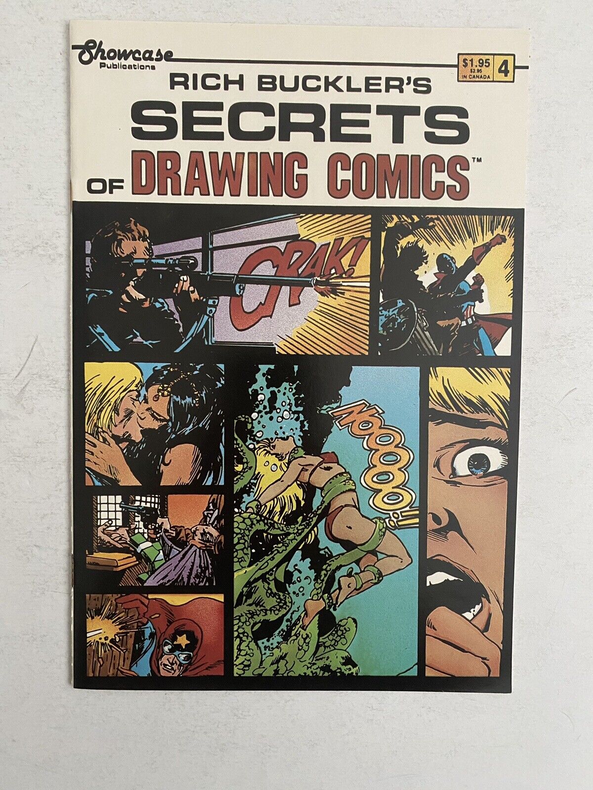 COMIC - Rick Buckler\'s Secrets Of Drawing Comics Issue #4 Solson Pub. 1986