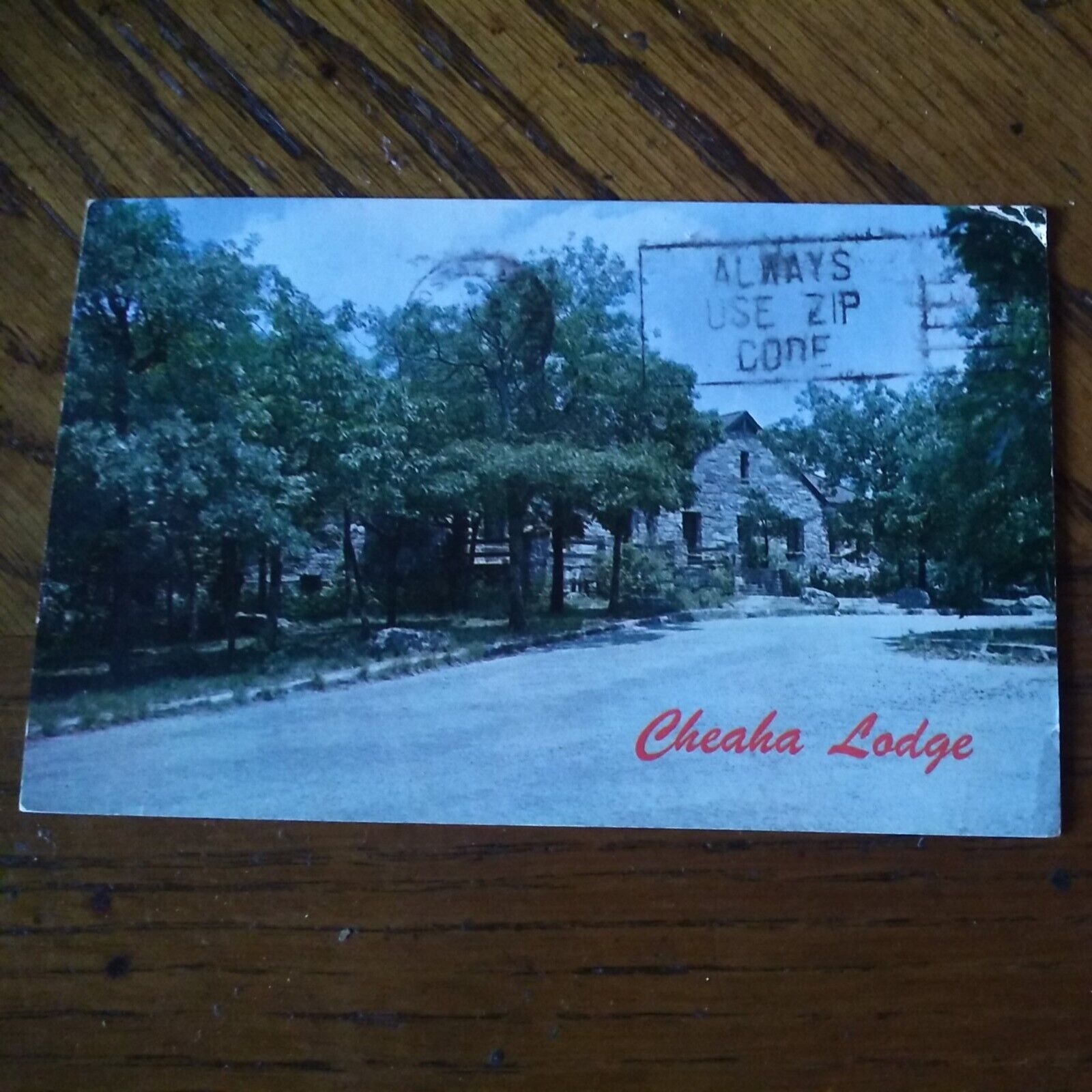 vintage postcard 1973 Cheaha State Park Alabama 