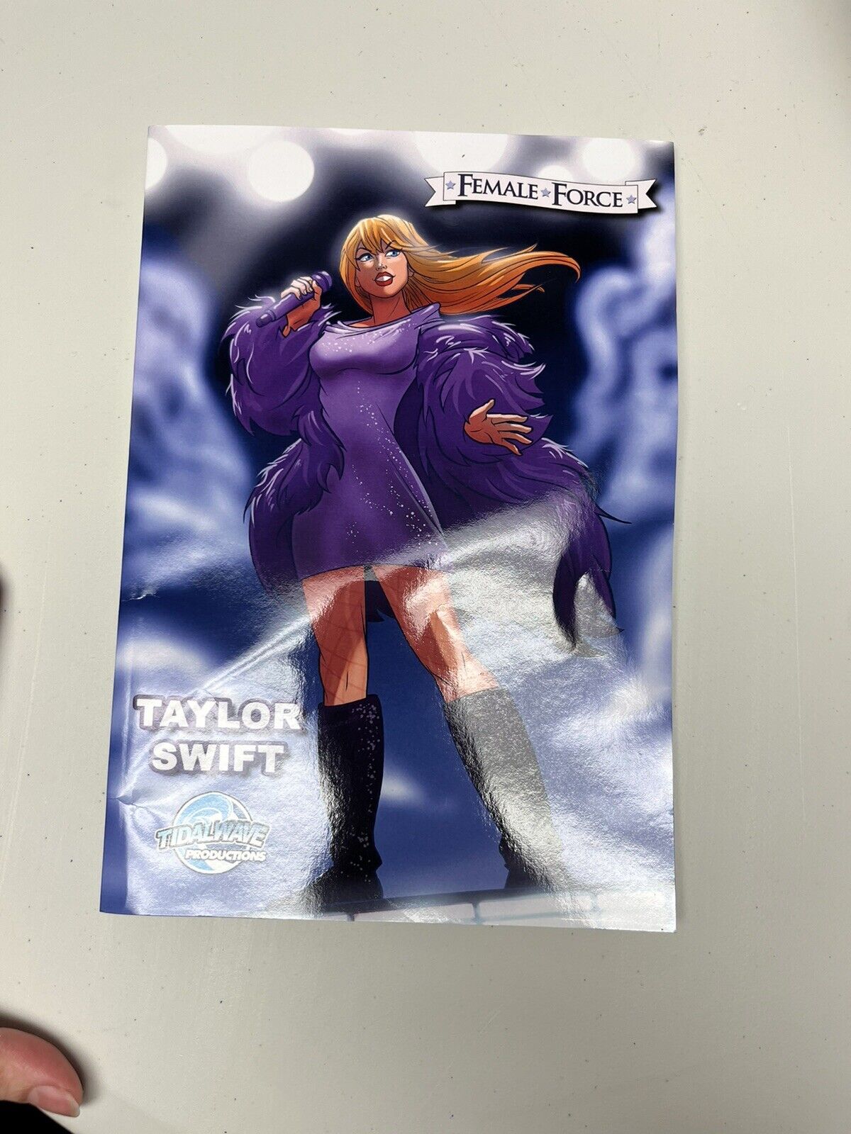 Tidal Wave Comics 2023 Taylor Swift Female Force Main Cover Bagged & Boarded New