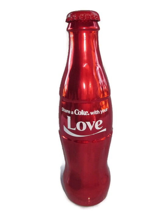 Coca-Cola Metallic Red Bottle Share a Coke with Your Love Romantic Gift
