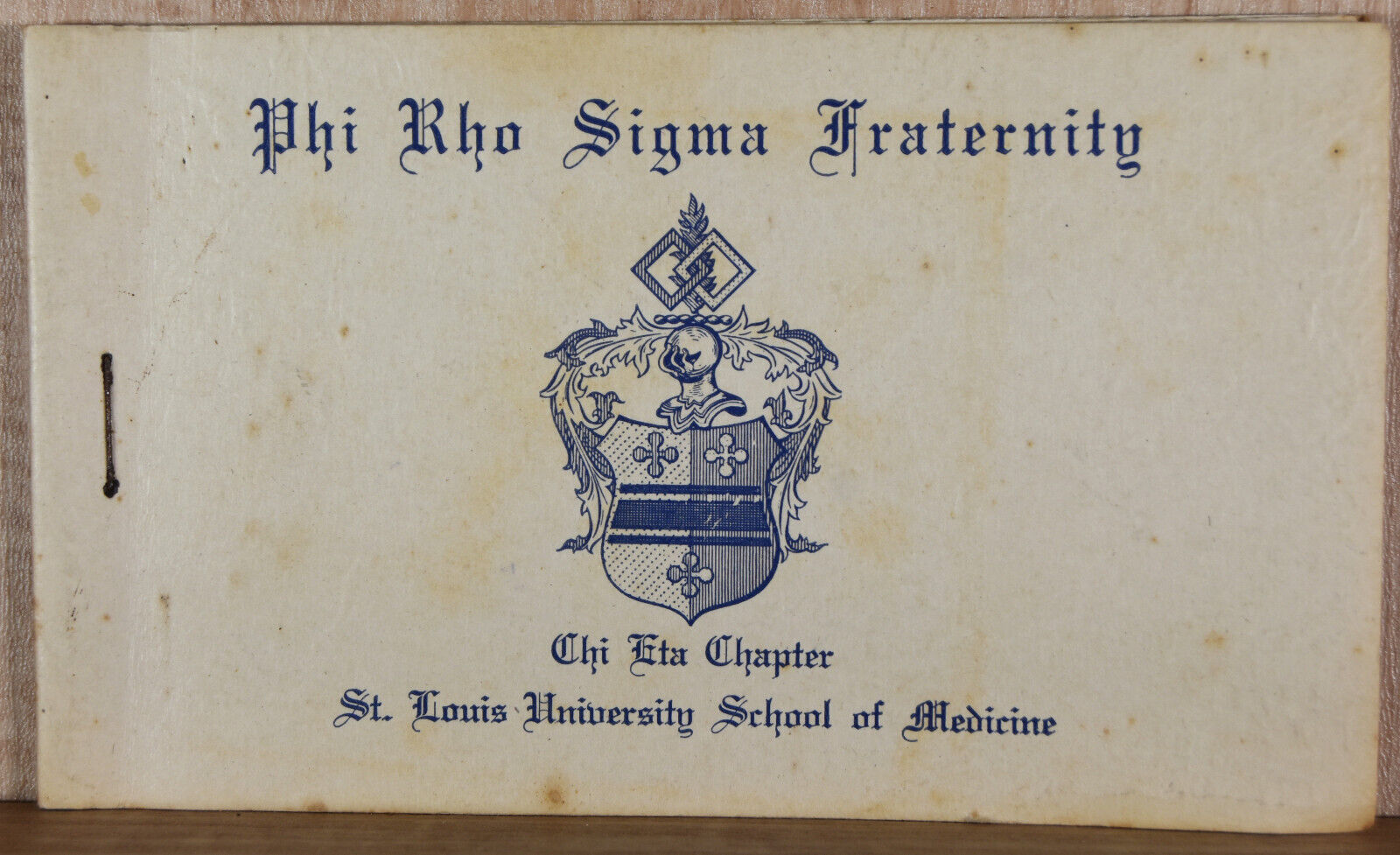 1950s Set Phi Rho Sigma Fraternity Booklets Curriculum Chi Eta Chapter St Louis