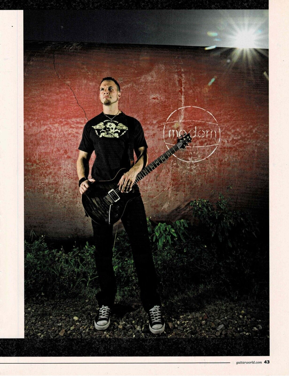 Mark Tremonti of Creed - Music Print Ad Photo - 2012