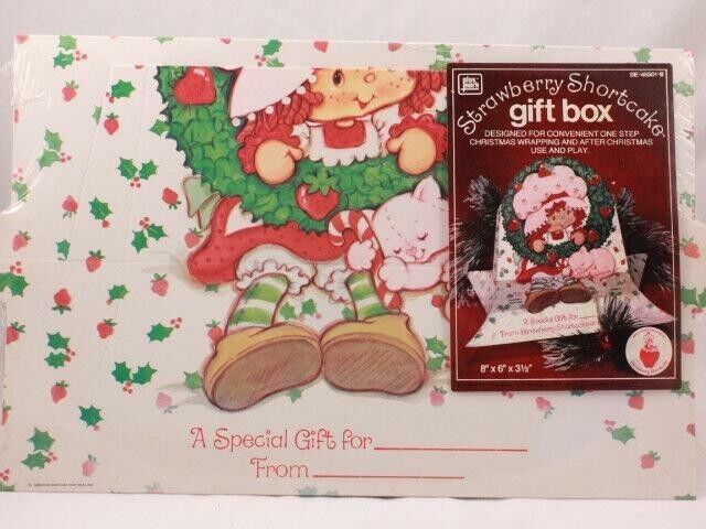 Two (2) American Greetings Strawberry Shortcake Gift Boxes. Sealed Individually