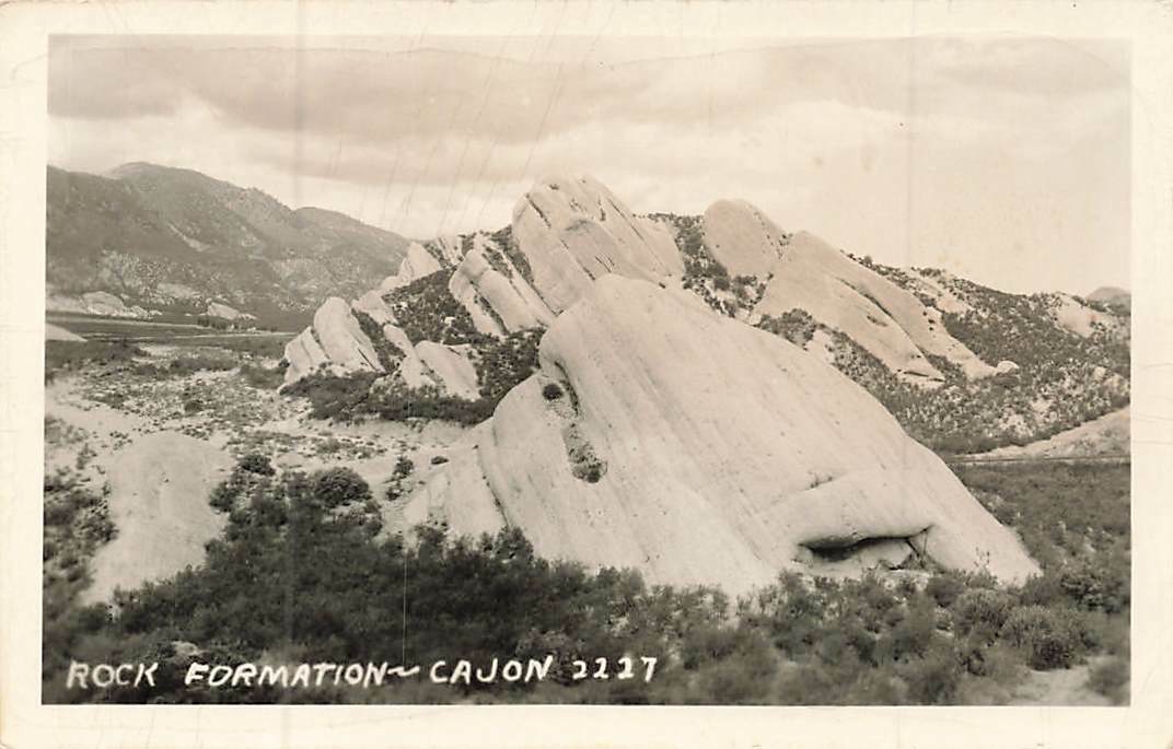 RPPC Rocky Formation Cajon CA Real Photo  P179