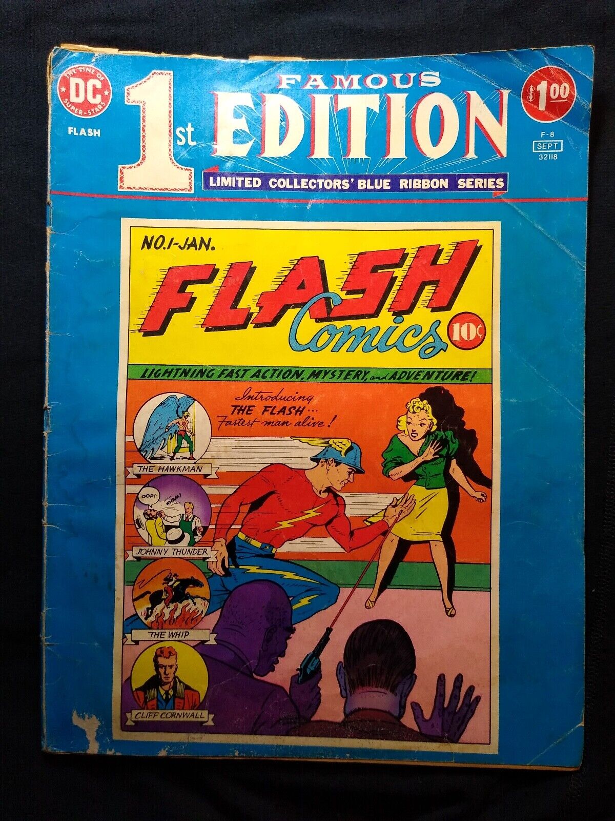 Flash Comics Magazine  Famous 1st Edition Limited Collectors\' Blue Ribbon Series