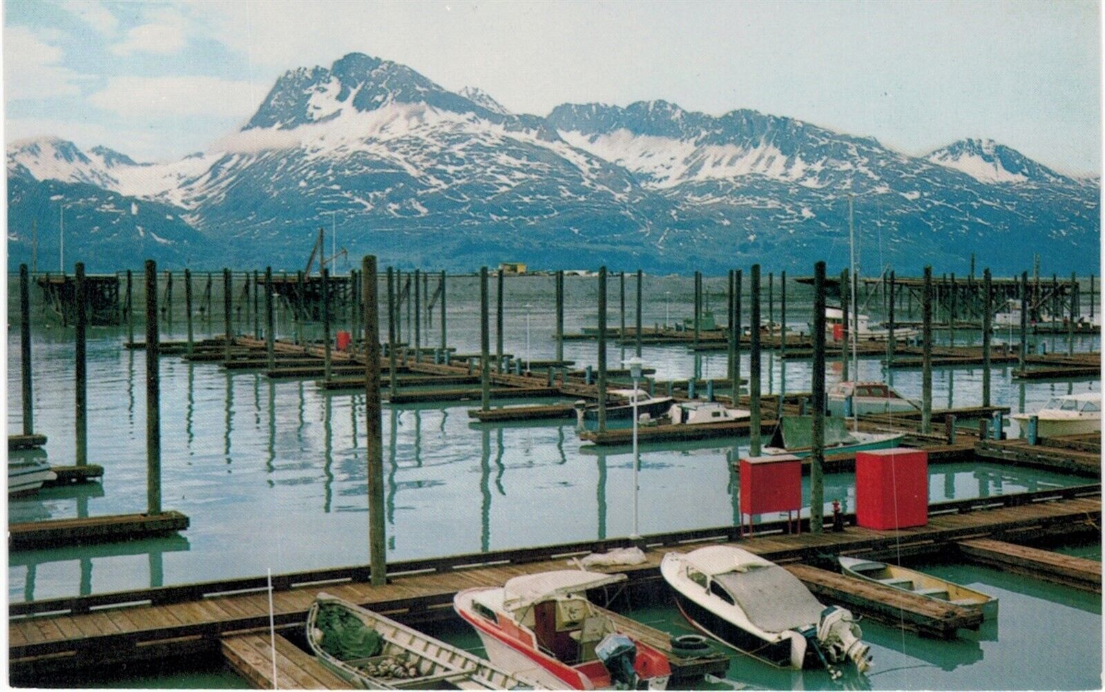Valdez AK Boat Harbor Prince William Sound 1950s Chrome MINT 