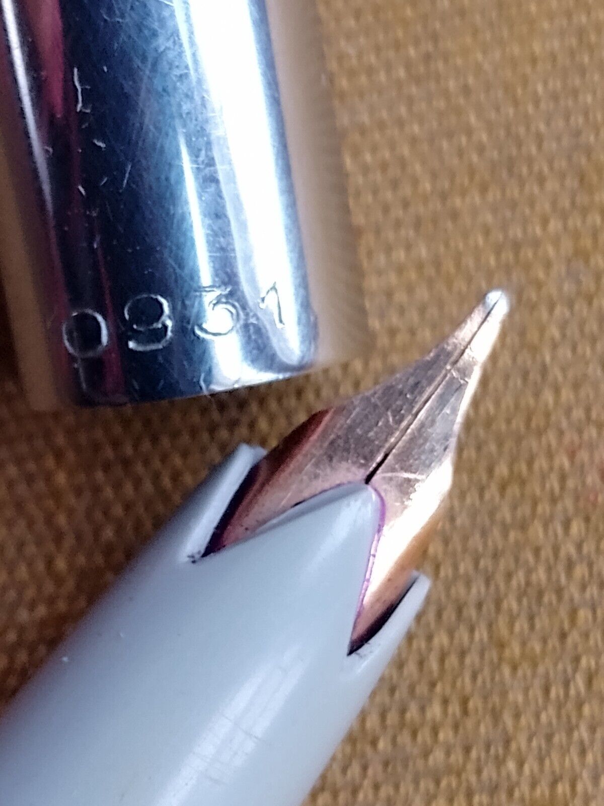 Rare AP Numbered Russia Gold nib Fountain Pen Vintage Soviet USSR  VTG Russian