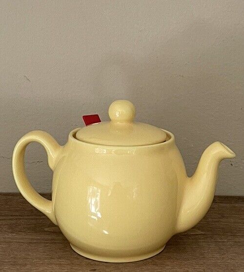 THE LONDON TEAPOT CO. CHATSFORD 2 CUP TEAPOT w/STRAINER INSERT ENGLAND VTG NWOT