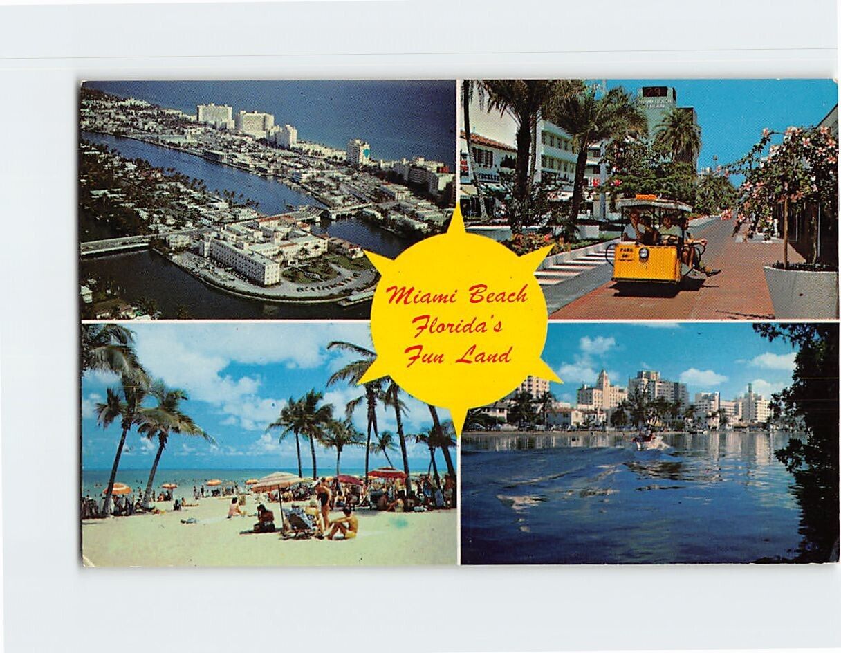 Postcard Miami Beach, Floridas Fun Land, Miami Beach, Florida