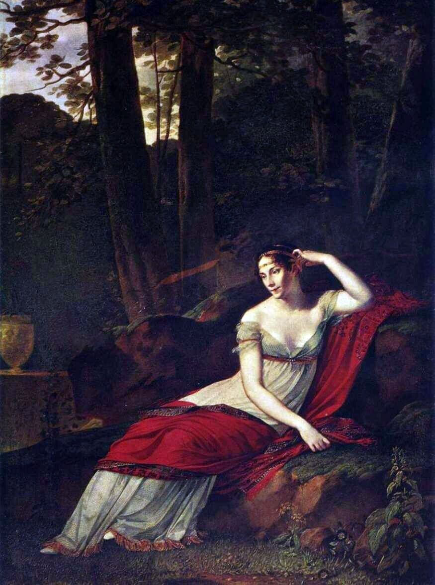 Oil painting Portrait-of-Empress-Josephine-Pierre-Paul-Prudhon-Oil-Painting
