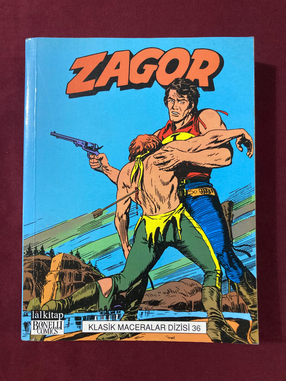 Zagor #36 TURKISH Comic Book 2009 4 ADVENTURES 386 pages
