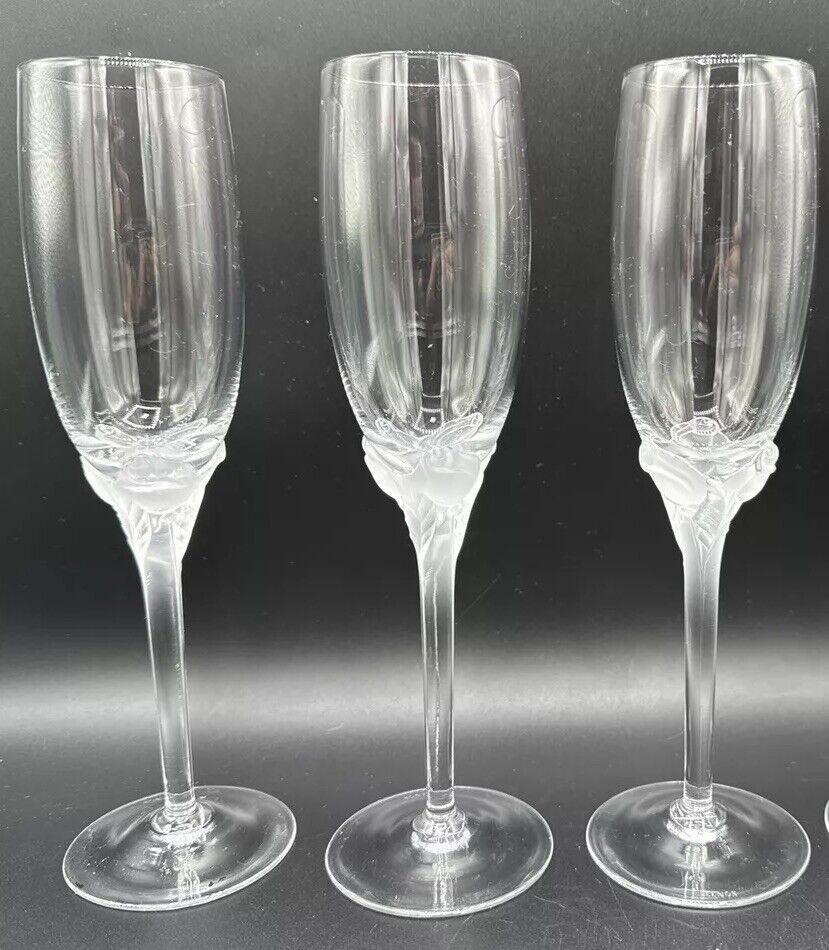 Lenox Paris Ritz~Set Of 3 Champagne Flutes 8 5/8\