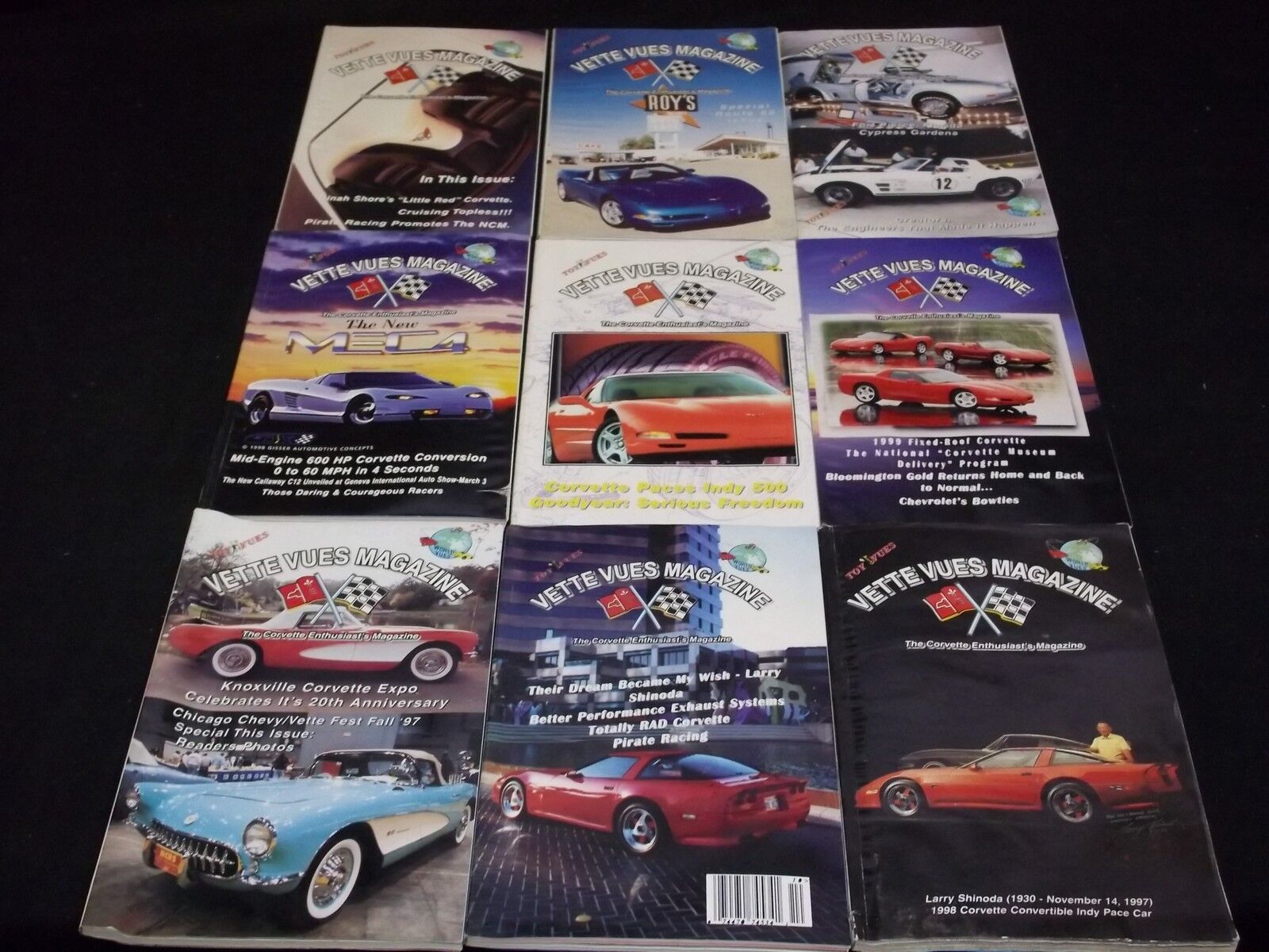 1994-1998 VETTE VUES MAGAZINE LOT OF 31 ISSUES - CAR CORVETTE NICE COVER - M 721