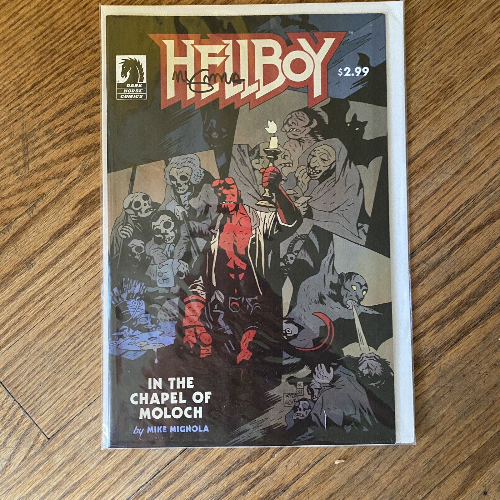 Hellboy In The Chapel Of Moloch One-Shot - Signed By Mike Mignola