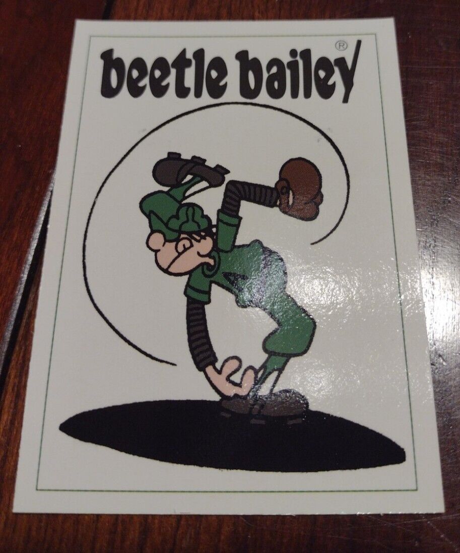 1995 Beetle Bailey Promo trading card PROMO #1 baseball 45th camp swampy king