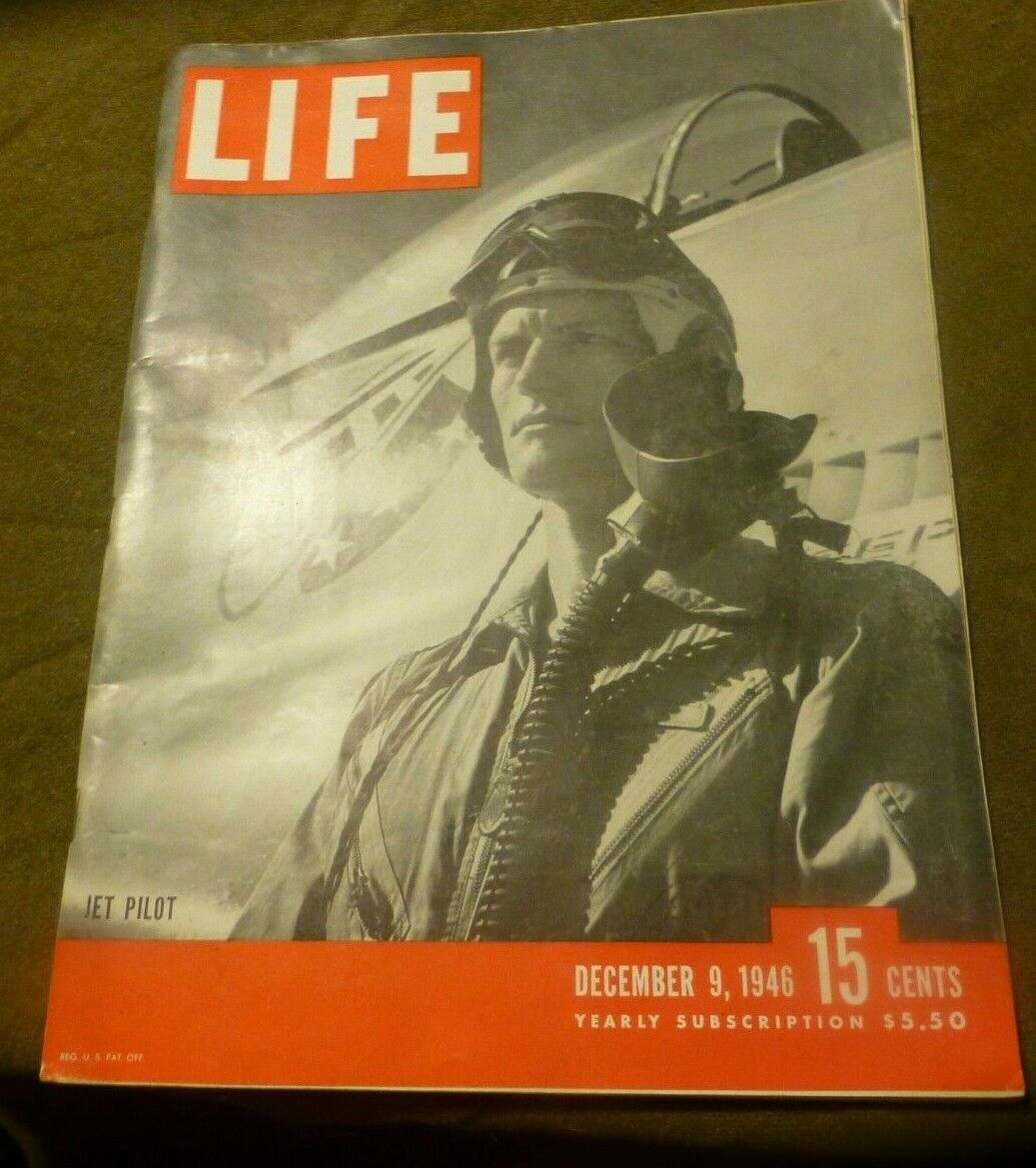 Life magazine Dec 9 th 1946 Jet Pilot