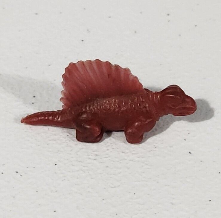 Vintage Nabisco Dinosaur Plastic Frito Lay Chip Cereal Toy Red Dimetrodon 