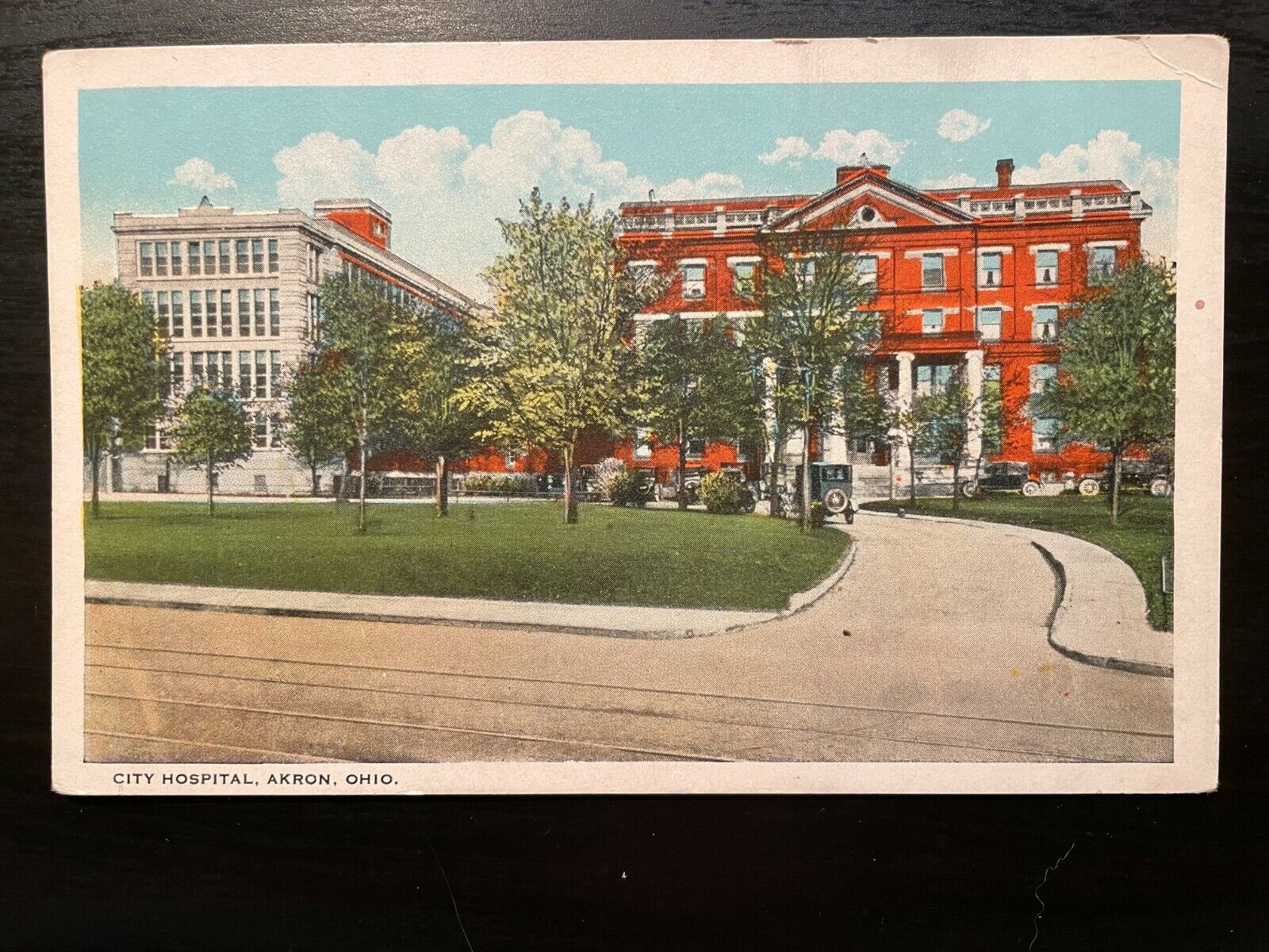 Vintage Postcard 1918 City Hospital, Akron, Ohio (OH)