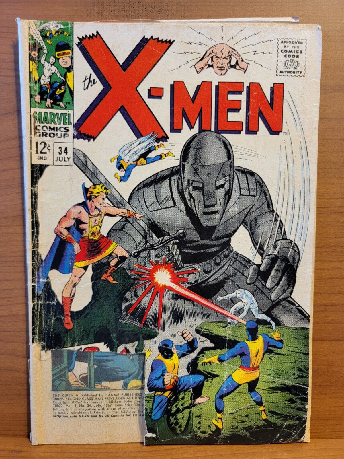 X-Men #34 Reader Copy Marvel 1967
