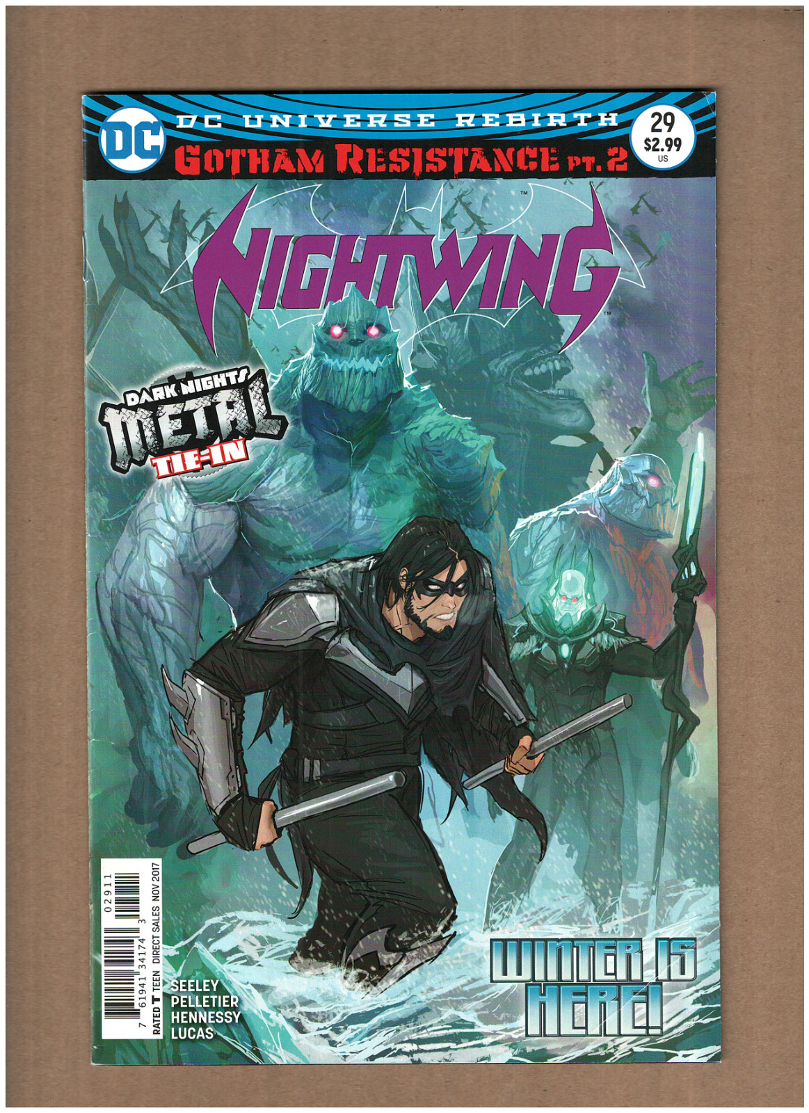 Nightwing #29 DC Rebirth 2017 DARK NIGHTS METAL BATMAN WHO LAUGHS VF+ 8.5
