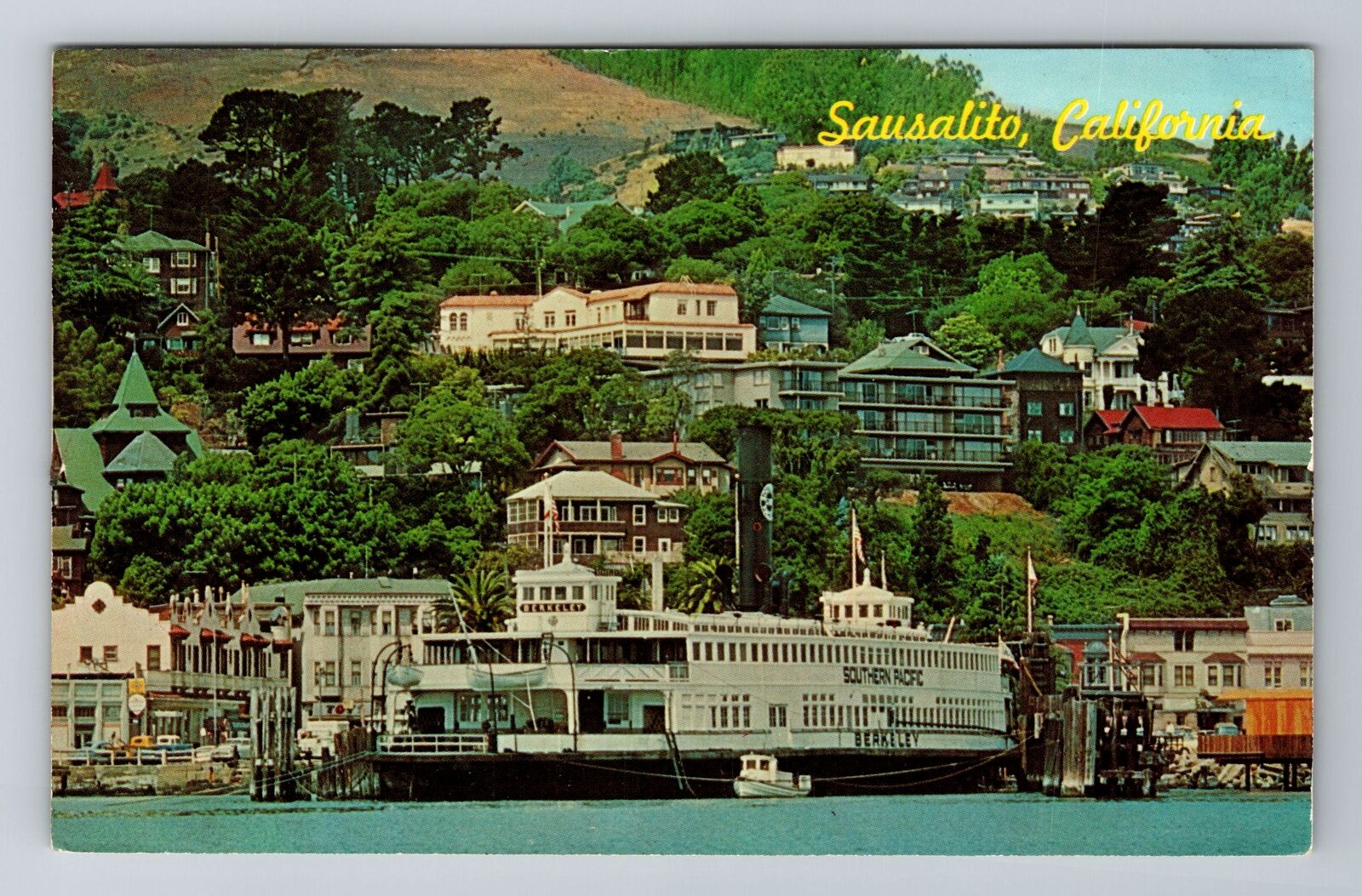 Sausalito CA-California, The Trade Fair, Antique, Vintage Souvenir Postcard