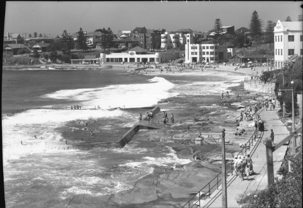 NSW Beach pool, Cronulla Beach, New South Wales - Old Photo