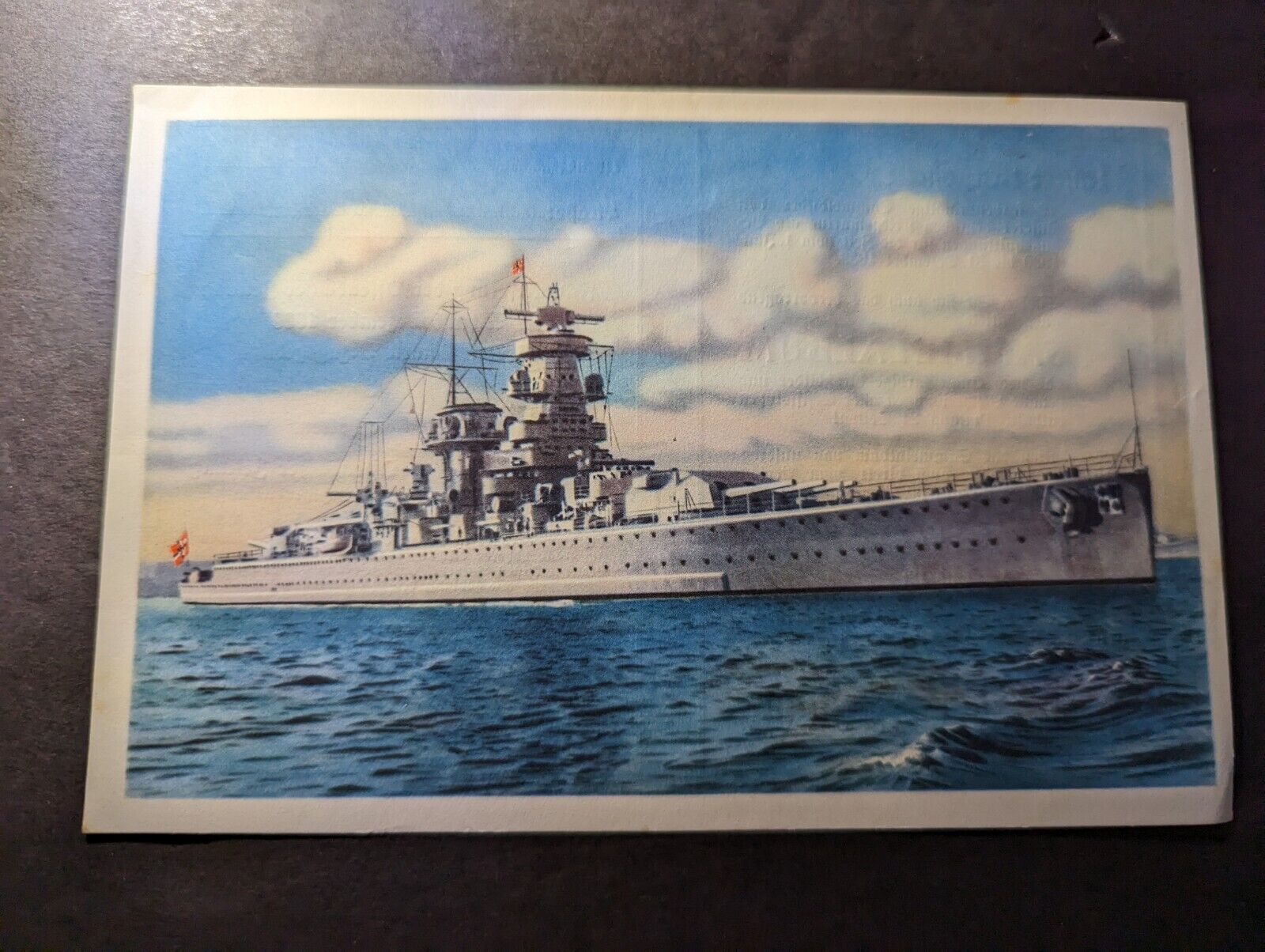 Mint Germany Naval Ship Postcard German Ironclad Admiral Graf Spee