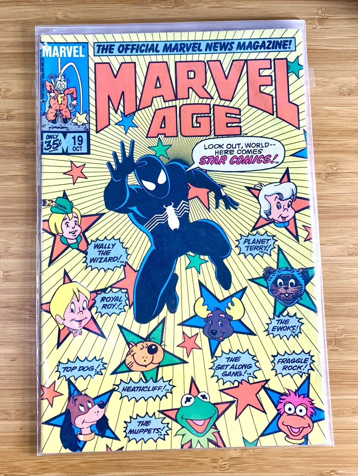 Marvel Age #19 (Oct 1984) - Spider-man black suit before Secret War NM /VF