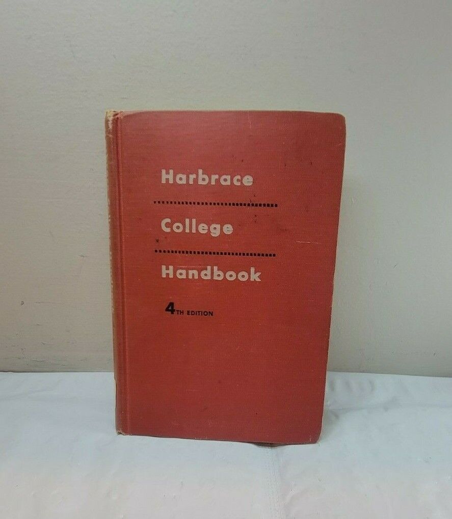 Harbrace College Handbook John C. Hodges 4th Edition