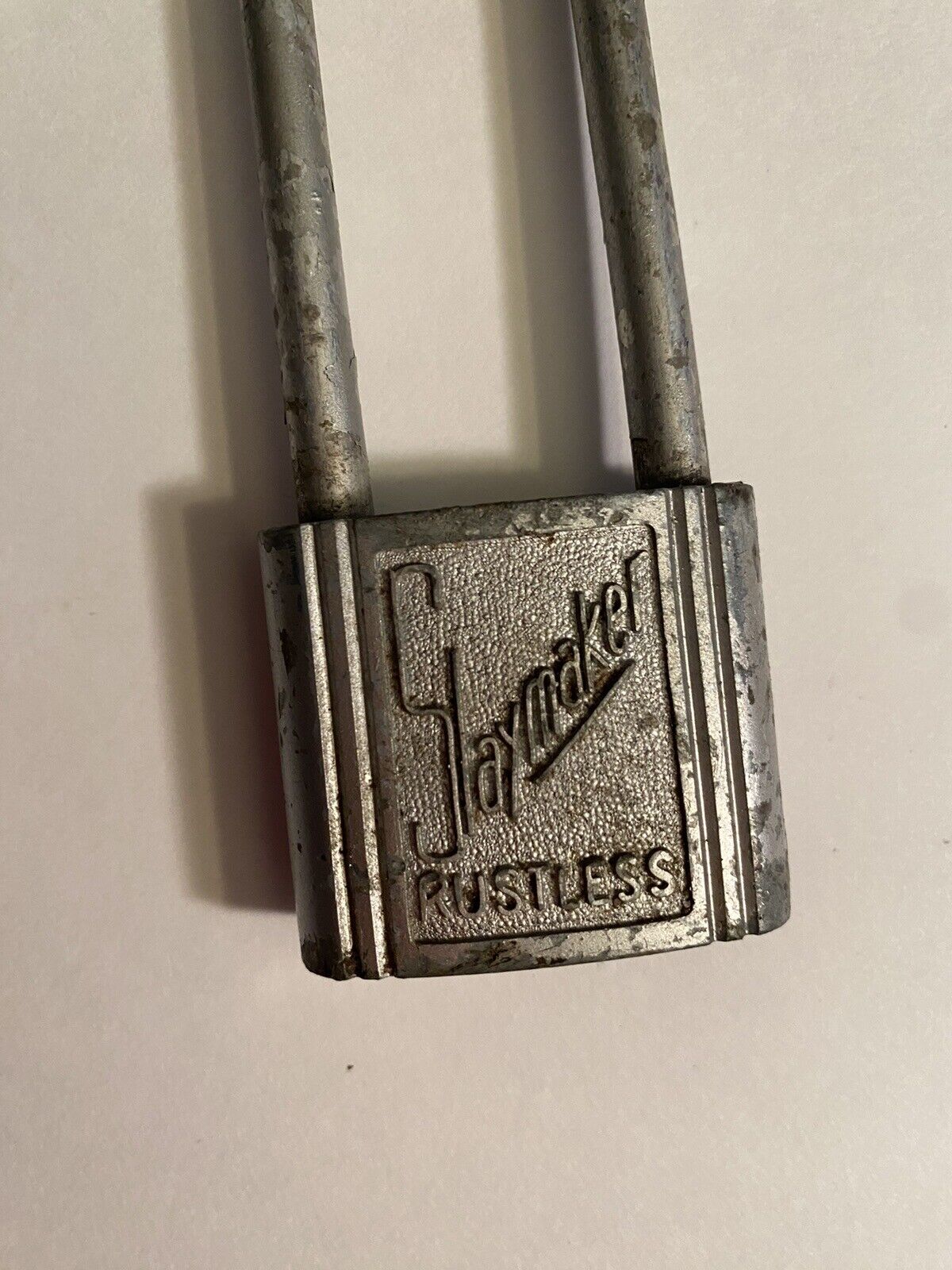 Vintage SLAYMAKER Rustless 7in. Lock USA Closed-No Key