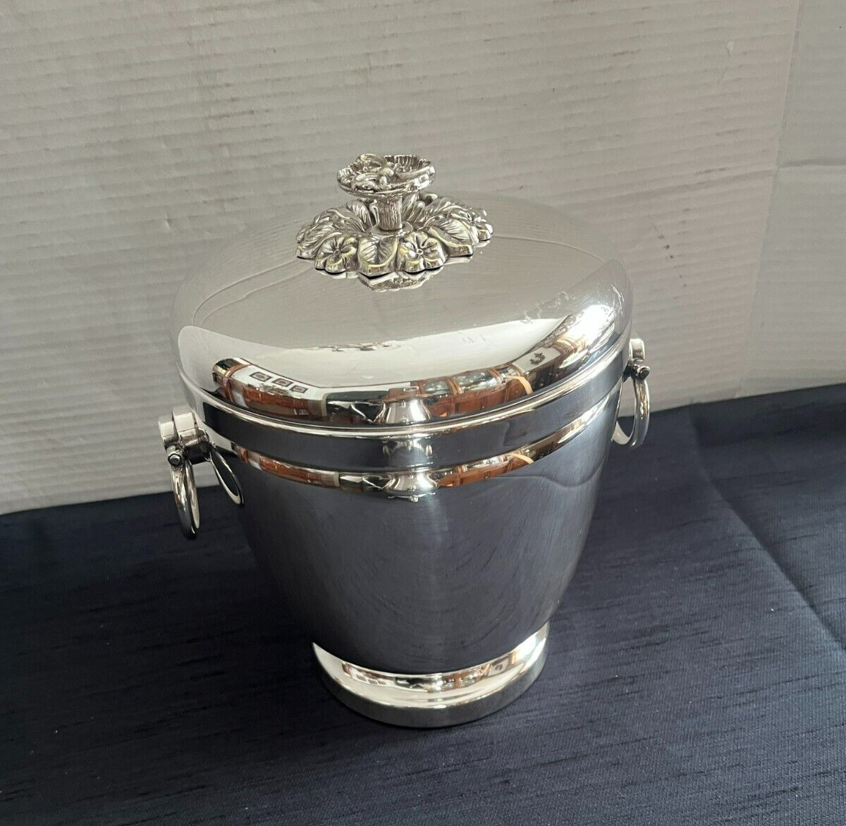 Vintage The Sheffield Silver Co. Thermos Brand Silverplate Ice Bucket