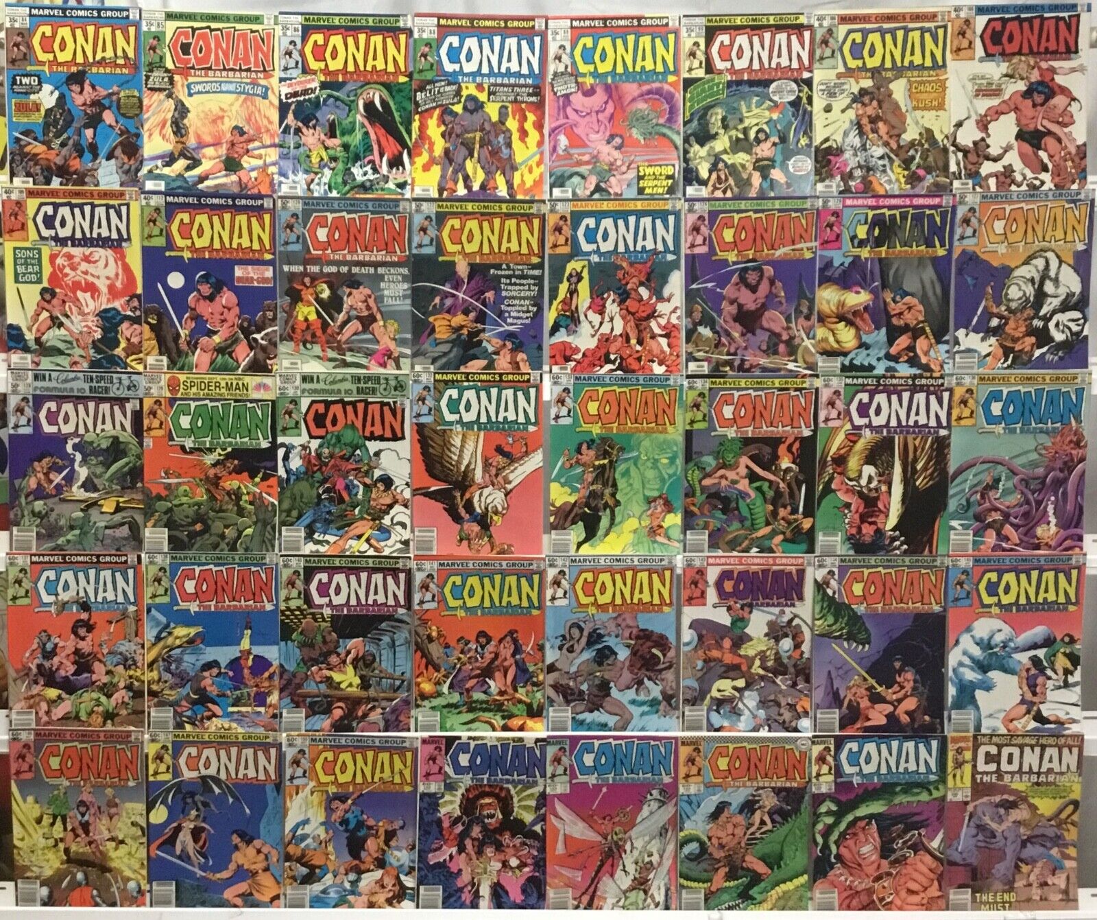 Marvel Comics - Conan the Barbarian - Comic Book Lot of 40 Issues