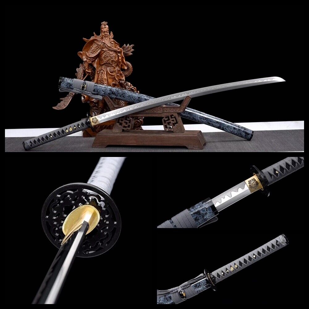 Handmade 9260 spring Steel Japanese katana Sword very sharp blade Full Tang
