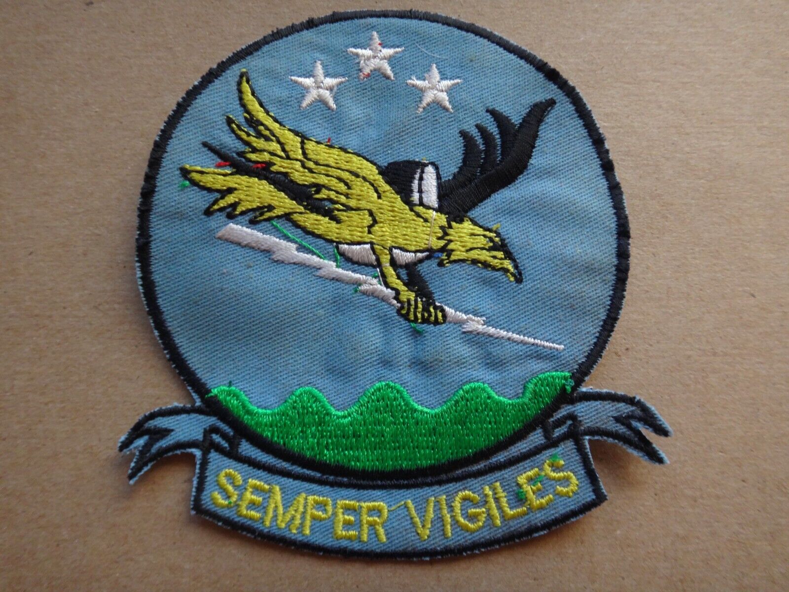 Vietnam War USAF 965th Airborne Air Control Squadron (AACS) SEMPER VIGILES Patch