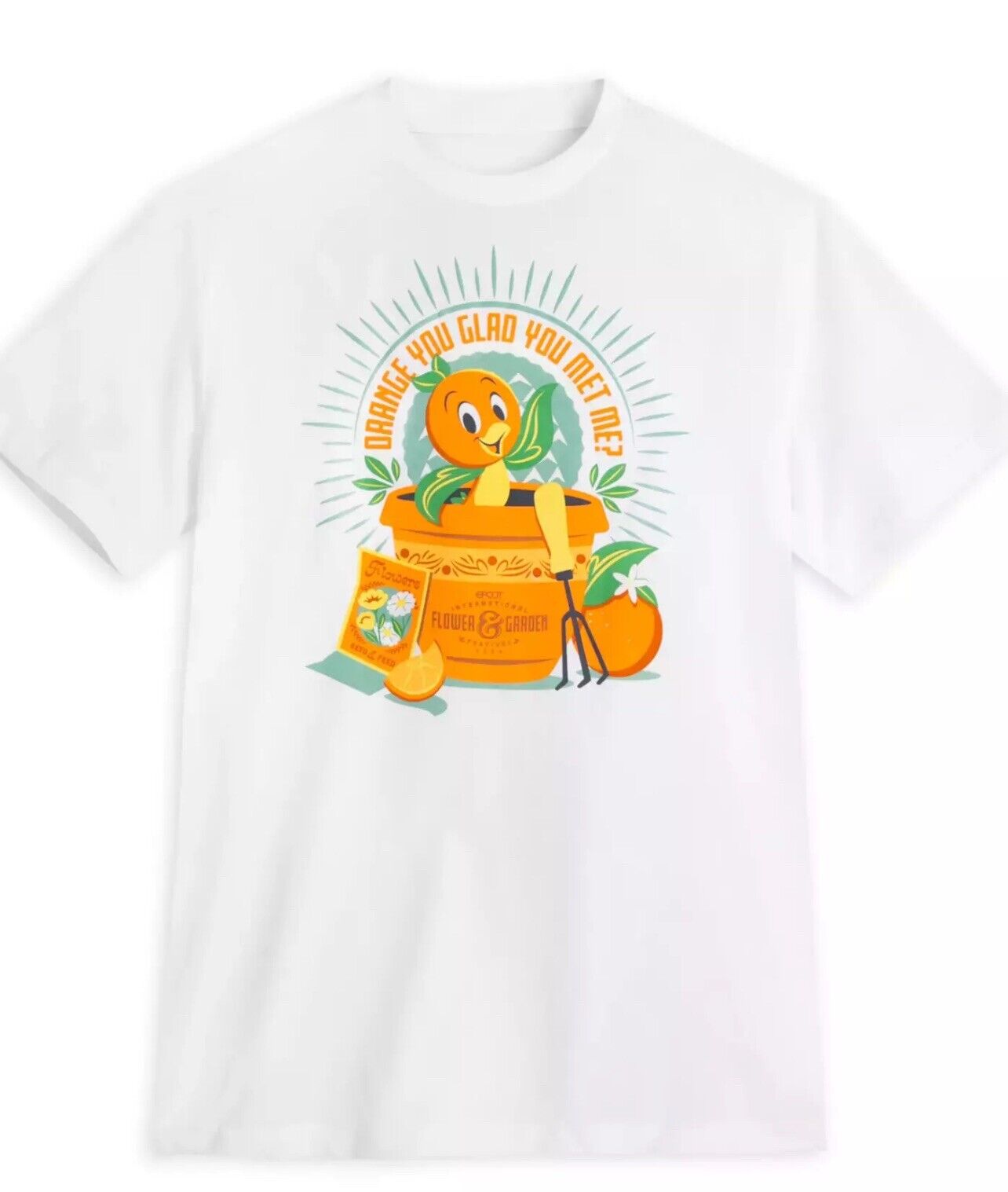 Disney Orange Bird T-Shirt 2024 Epcot Flower & Garden Festival Adult LARGE