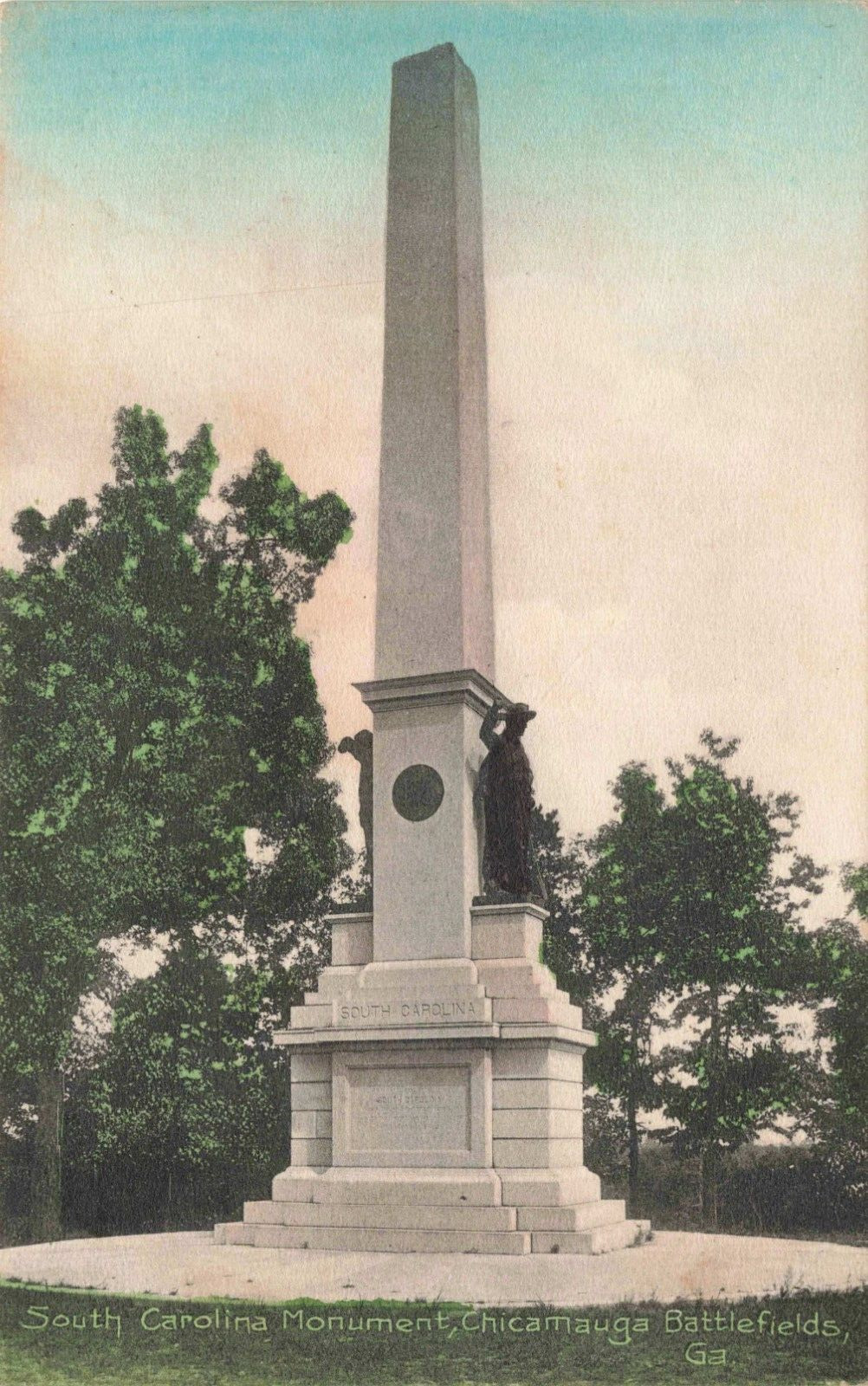 Chicamauga Battlefields Ga South Carolina Monument 1911 Georgia GA18