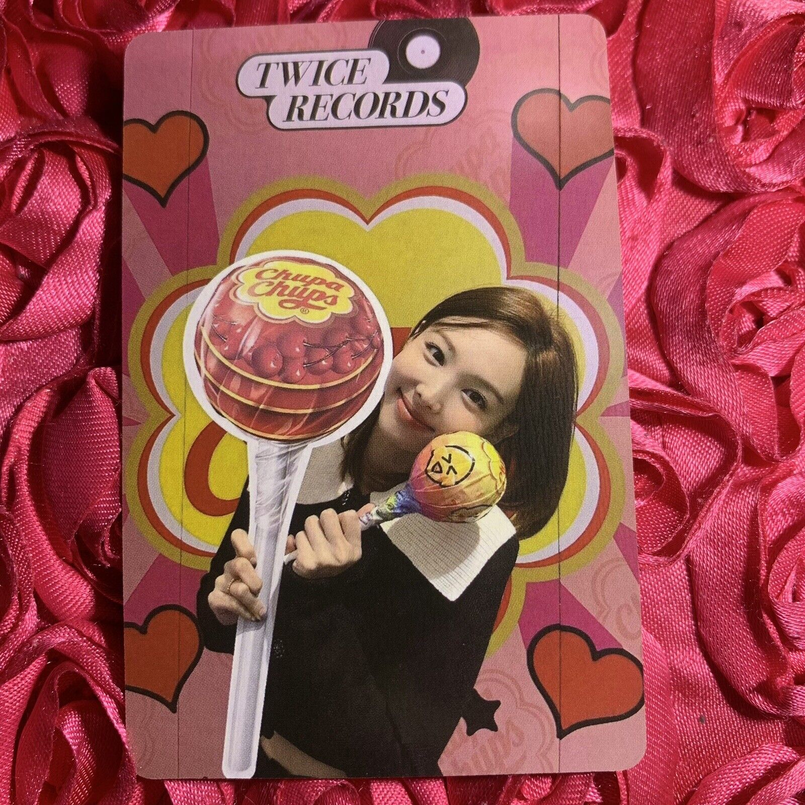 Nayeon TWICE Circuit 24 Celeb K-pop Girl Photo Card Chupa Lollipop