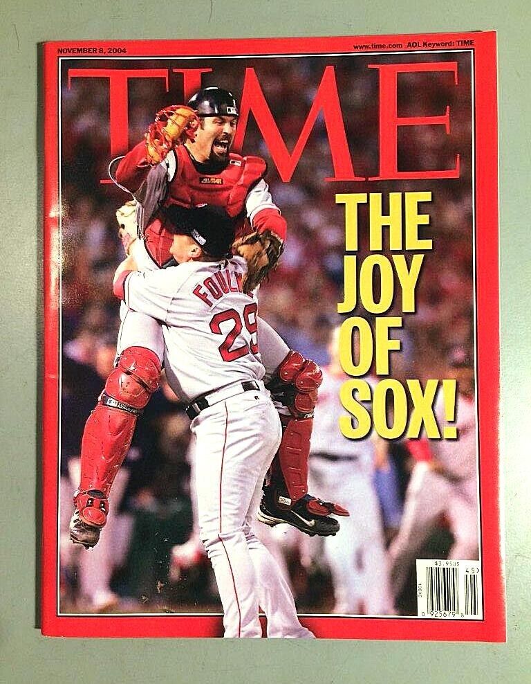 2004 Boston Red Sox World Series TIME Nov. 8, 2004 NO ADDRESS LABEL / NEW UNREAD