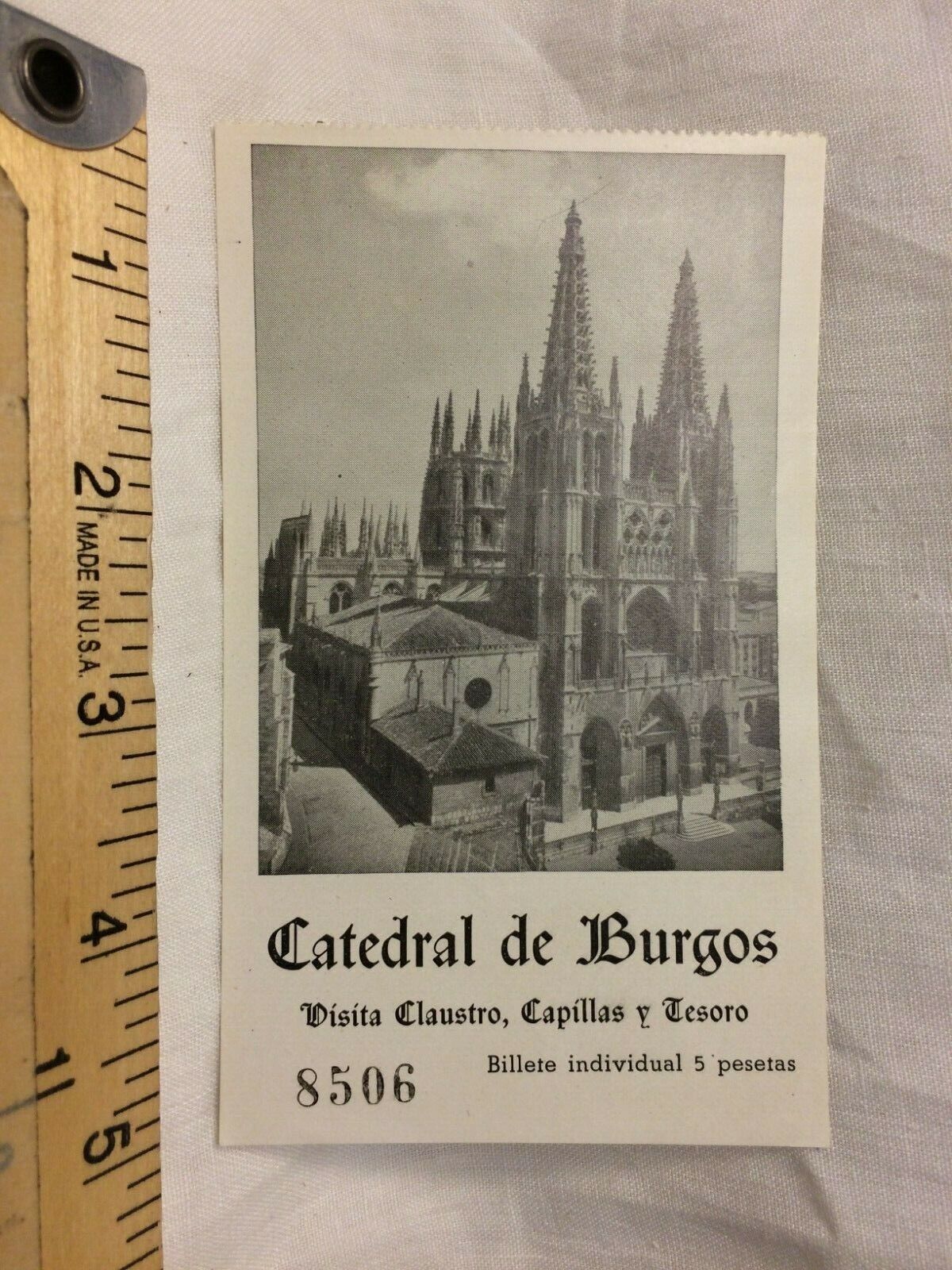 Spain Burgos Cathedral Catedral Vintage Photo Print 