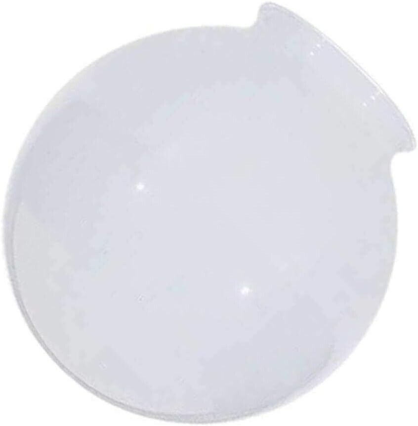 6-Inch White Glass Globe - 3-1/4-Inch Fitter Opening 6-Inch