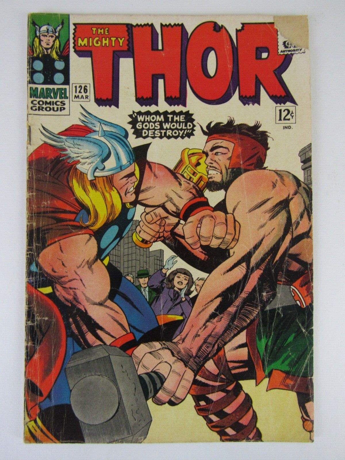 Thor #126 (1965) Key 1st Issue Silver Age Hercules G/VG 2.5-3.0 JJ335