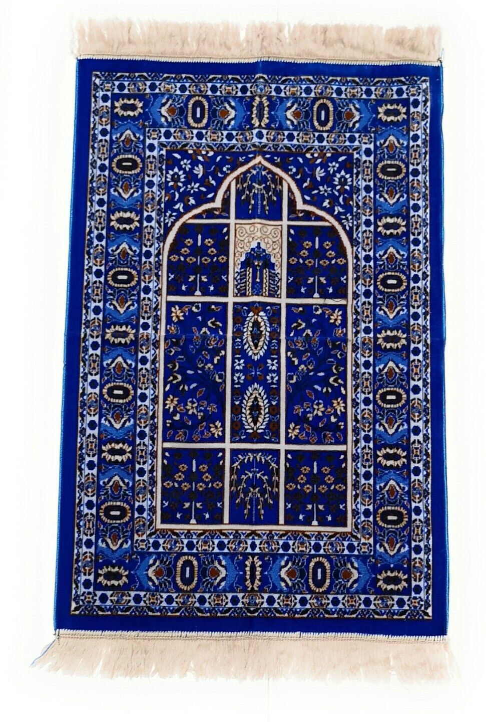 Extremely beautiful islamic Prayer Mat.janamaz.musalla.soft High Quality.500+grm