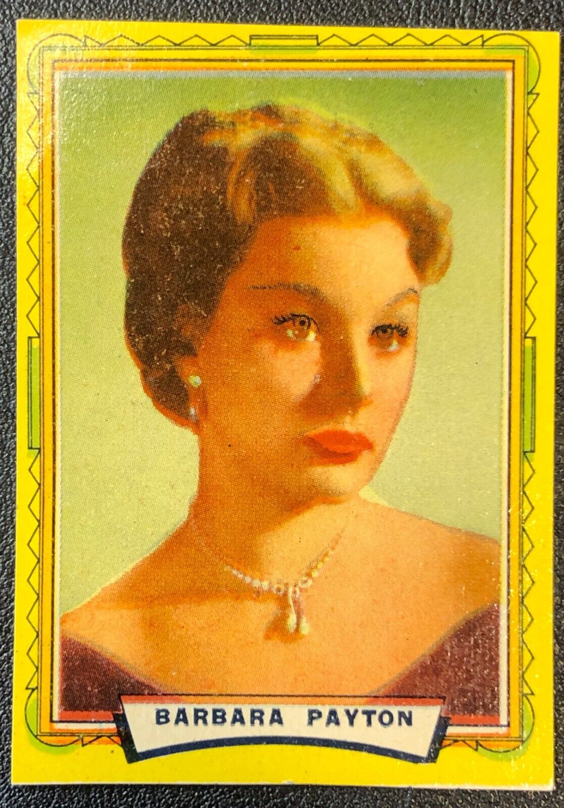 Barbara Payton Movie Film Actress 1958 Film Stars Idolos Da Tela Brazil Card