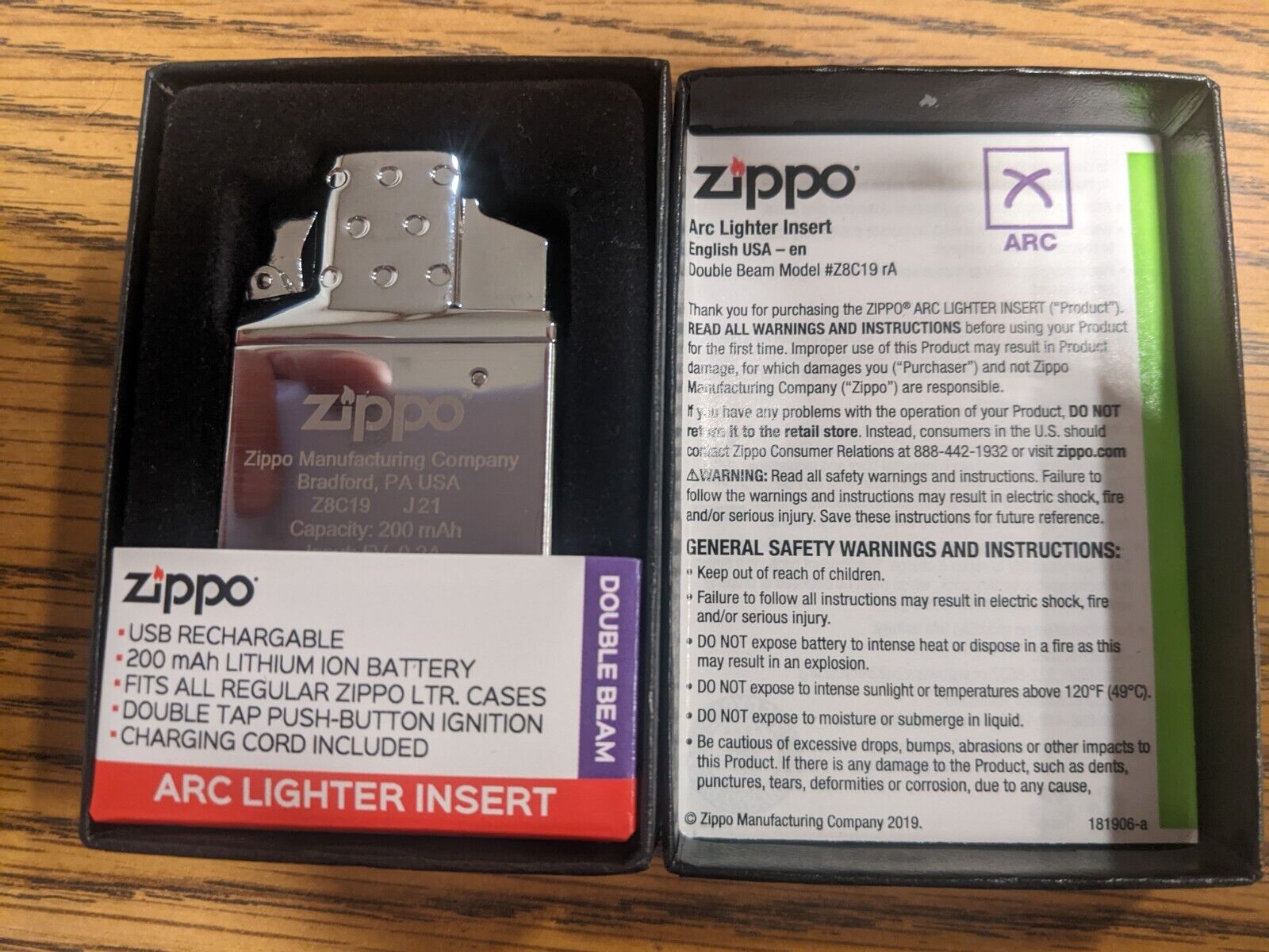 Zippo 65826 Single Torch Butane Lighter Insert