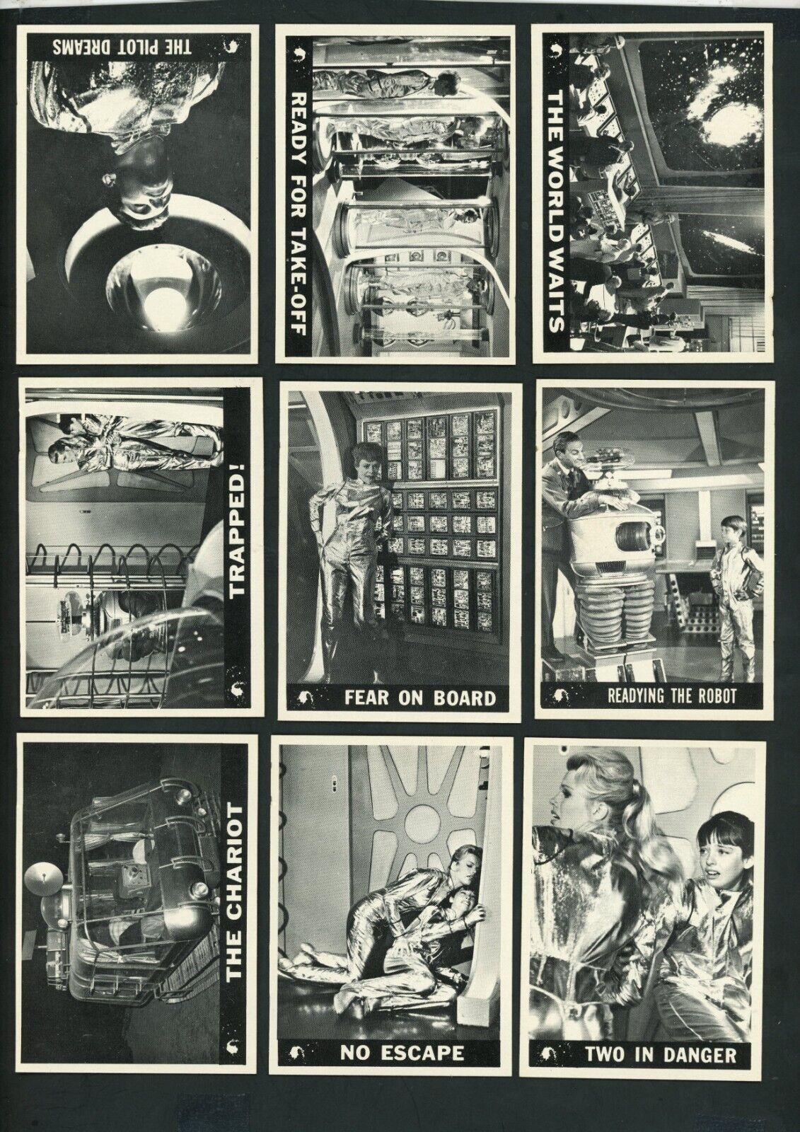 1966 Topps Lost In Space Starter Lot 16 Cards Including #1