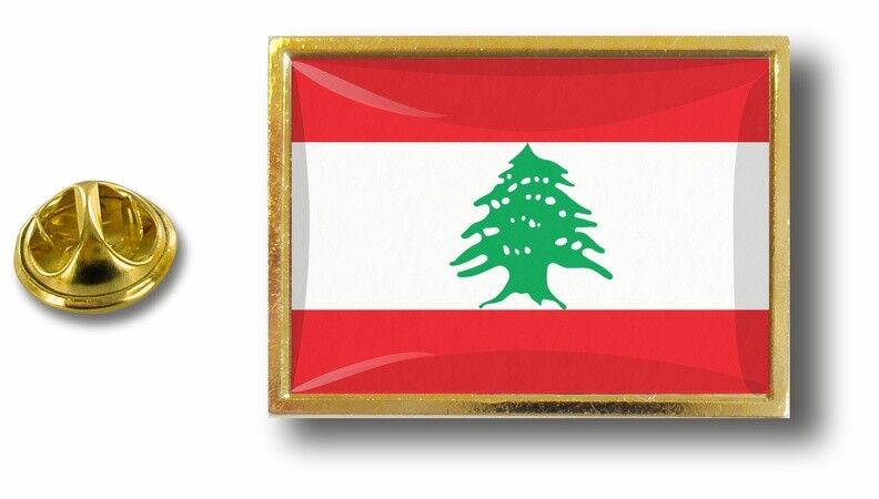 Pins Pin Badge Pin\'s Metal With Clip Butterfly Flag Lebanon Lebanese