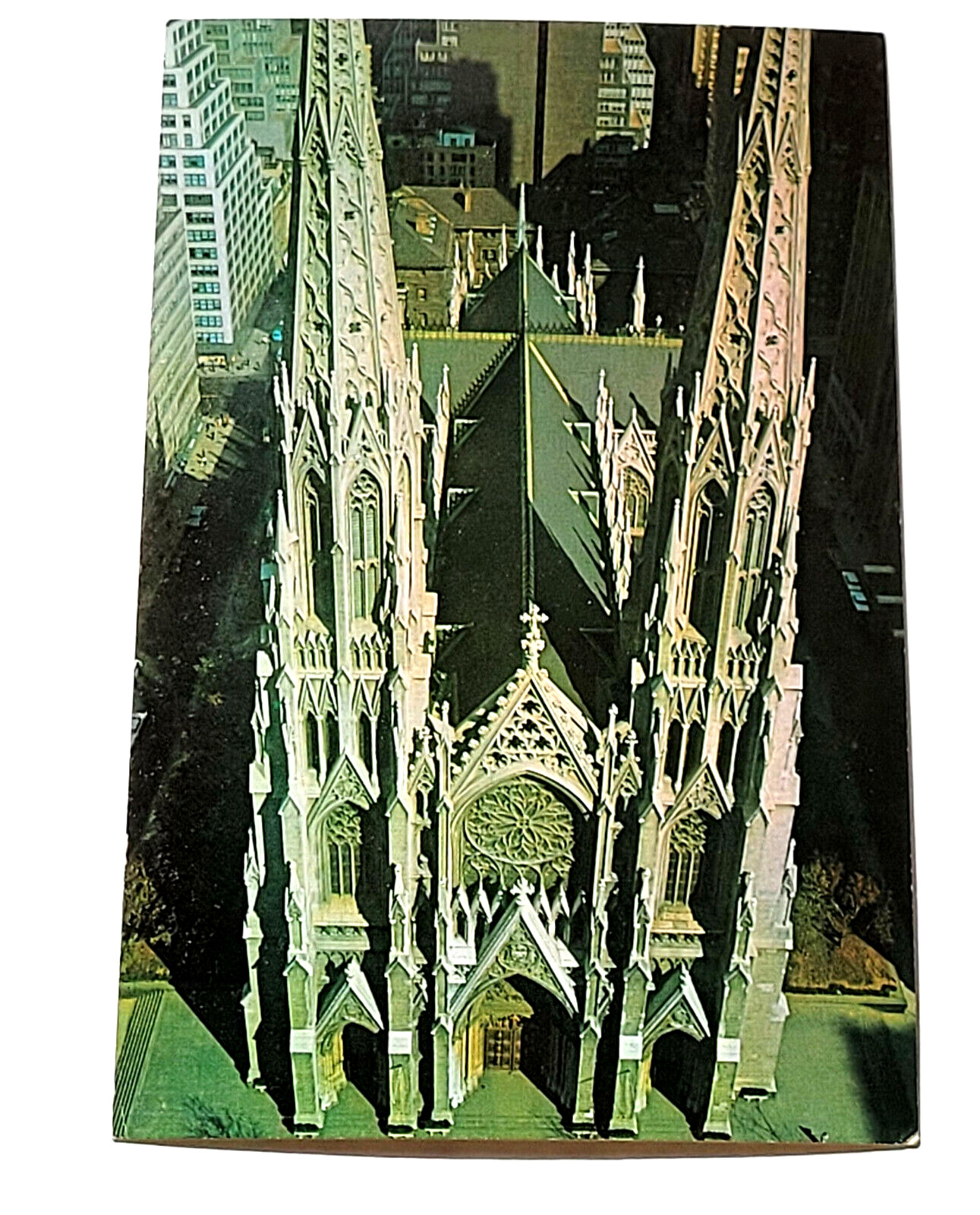 St. Patrick\'s Cathedral PostCard Fifth Ave New York City 1970 Vintage