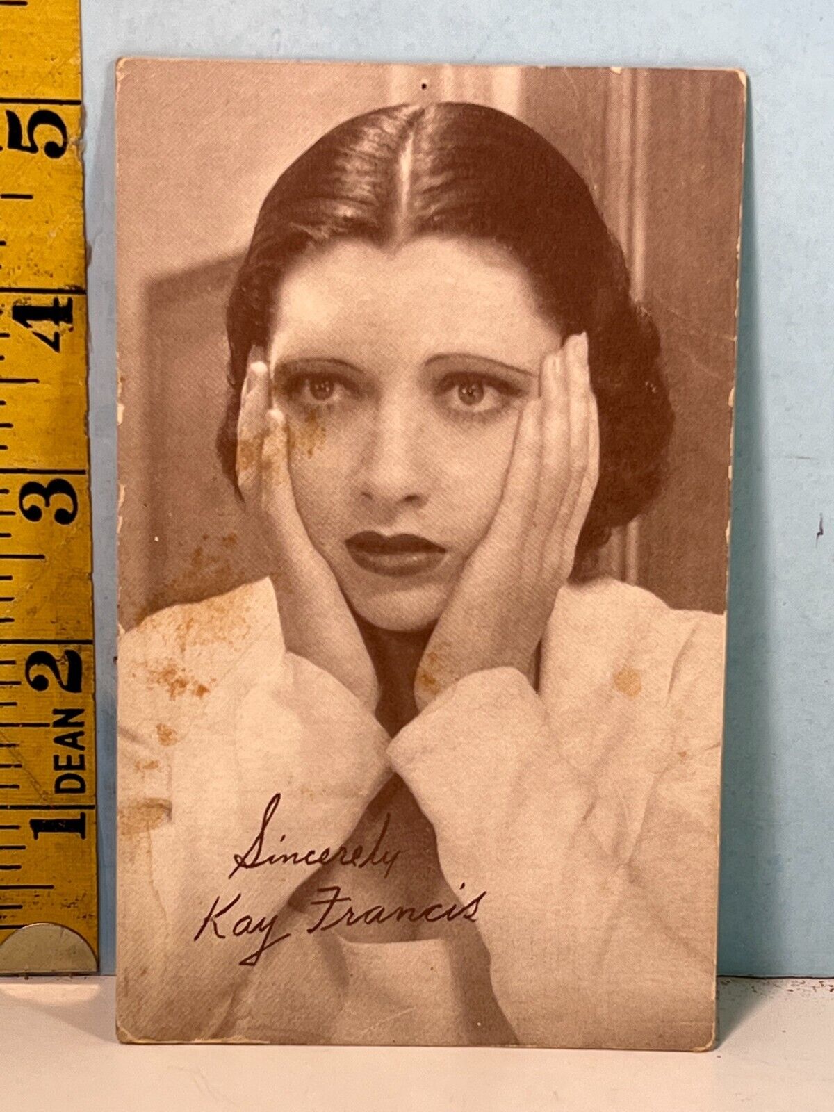 1943-66 Exhibit Mutoscope Card: Kay Francis