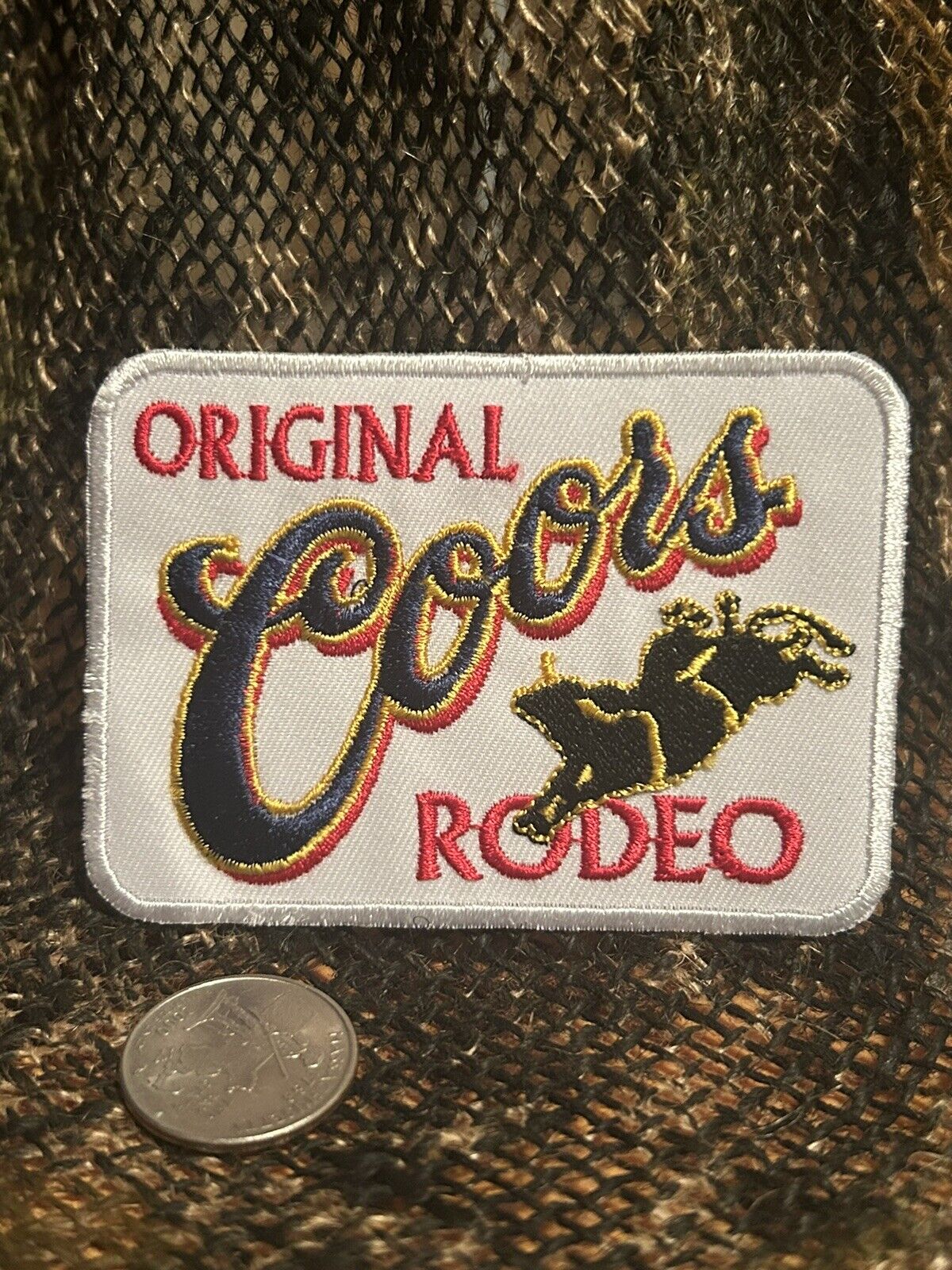 Coors & Cattle Iron On Patch